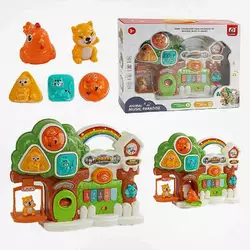 Музичний будинок CY 8006 B (24/2) звук, підсвічування, піаніно, тріскачка, в коробці Музичний будинок CY 8006 B (24/2) звук, підсвічування, піаніно, тріскачка, в коробці