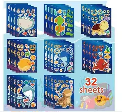 Наліпки M 50537 (150) “Морські мешканці”, 32 штуки, в пакеті Наліпки M 50537 (150) “Морські мешканці”, 32 штуки, в пакеті