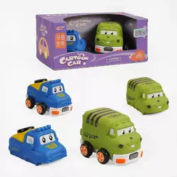 Набір машин 817 A-8 (48) 2 штуки, інерційний механізм, гумовий корпус, в коробці Набір машин 817 A-8 (48) 2 штуки, інерційний механізм, гумовий корпус, в коробці