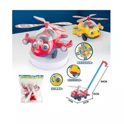 Каталка 382 (50/2) 2 кольори, “Гвинтокрил”, з дзвіночком, на паличці, рухливі елементи, в пакеті Каталка 382 (50/2) 2 кольори, “Гвинтокрил”, з дзвіночком, на паличці, рухливі елементи, в пакеті