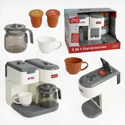 Кавомашина F 2312 (12/2) 2 кавомашини, підсвічування, звук, наливає воду, чашки, капсули, кавник, режими, в коробці Кавомашина F 2312 (12/2) 2 кавомашини, підсвічування, звук, наливає воду, чашки, капсули, кавник, режими, в коробці