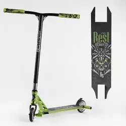 Самокат трюковый 53442 Best Scooter (4) HIC-система, ПЕГИ, алюминиевый диск и дека, АНОДИРОВАННАЯ ПОКРАСКА, колёса PU, d=110мм, ширина руля - 60 см Самокат трюковый 53442 Best Scooter (4) HIC-система, ПЕГИ, алюминиевый диск и дека, АНОДИРОВАННАЯ ПОКРАСКА, колёса PU, d=110мм, ширина руля - 60 см