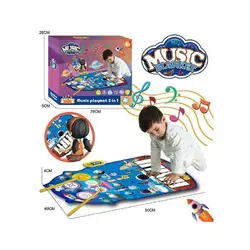 Музичний килимок YYD-05 (60) 2 в 1, піаніно, барабани, музика, музичні інструменти, запис та відтворення, в коробці Музичний килимок YYD-05 (60) 2 в 1, піаніно, барабани, музика, музичні інструменти, запис та відтворення, в коробці
