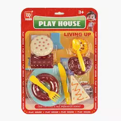 Набір продуктів 185-137 (160/2) прилади, пончик, печиво, кекси, на листі Набір продуктів 185-137 (160/2) прилади, пончик, печиво, кекси, на листі