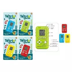 Тетрис 158 A-18 (360/2) 4 види, 23 гри, звук, на батарейках, на листі Тетрис 158 A-18 (360/2) 4 види, 23 гри, звук, на батарейках, на листі