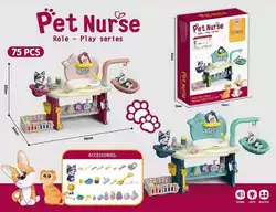 Набір для догляду за улюбленцями HL - 5 (12) 75 елементів, підсвічування, мелодії, фігурка собачки, в коробці Набір для догляду за улюбленцями HL - 5 (12) 75 елементів, підсвічування, мелодії, фігурка собачки, в коробці