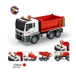 Спецтехніка 666-50 T (18) самоскид, на батарейках, підсвічування, звукові ефекти, інерція, механічне підіймання кузова, гумові шини, в коробці Спецтехніка 666-50 T (18) самоскид, на батарейках, підсвічування, звукові ефекти, інерція, механічне підіймання кузова, гумові шини, в коробці