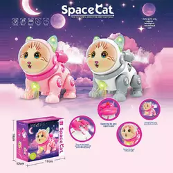 Кошеня QF 378-3 (72/2) 2 кольори, мелодія, диско-куля, підсвічування, парогенератор, ходить, в коробці Кошеня QF 378-3 (72/2) 2 кольори, мелодія, диско-куля, підсвічування, парогенератор, ходить, в коробці