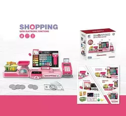 Касовий апарат 818-391 M (20) звуки, підсвічування, калькулятор, висувна шухлядка, муляжі продуктів і грошей, в коробці Касовий апарат 818-391 M (20) звуки, підсвічування, калькулятор, висувна шухлядка, муляжі продуктів і грошей, в коробці