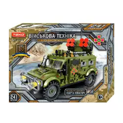 Конструктор "Військова техніка" 77224 (36/2) "Teko", 241 деталь, бронеавтомобіль “ВАРТА-НОВАТОР”, коробці Конструктор "Військова техніка" 77224 (36/2) "Teko", 241 деталь, бронеавтомобіль “ВАРТА-НОВАТОР”, коробці