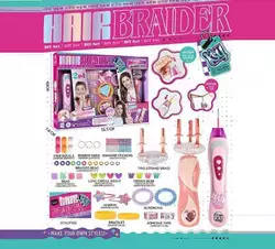 Набір стиліста KSY 961 (24/2) мех.. прилад для нанизування бусин, автомат. машинка для накручуван. волосся, 2 насадки, декорат. скотч, в коробці Набір стиліста KSY 961 (24/2) мех.. прилад для нанизування бусин, автомат. машинка для накручуван. волосся, 2 насадки, декорат. скотч, в коробці