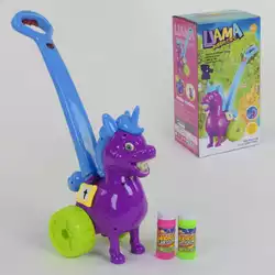 Каталка з мильними бульбашками "Єдиноріг" FH 772 A (24) мелодія, підсвічування, в коробці Каталка з мильними бульбашками "Єдиноріг" FH 772 A (24) мелодія, підсвічування, в коробці