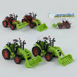 Трактор 2009-65 (240/2) 4 види, інерція, в пакеті, ВИДАЄТЬСЯ ТІЛЬКИ МІКС ВИДІВ Трактор 2009-65 (240/2) 4 види, інерція, в пакеті, ВИДАЄТЬСЯ ТІЛЬКИ МІКС ВИДІВ