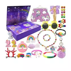 Адвент-календар XT 86 (36) 24 віконця, прикраси, аксесуари, в коробці Адвент-календар XT 86 (36) 24 віконця, прикраси, аксесуари, в коробці