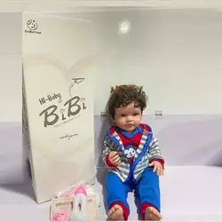 Лялька XBY 5552 (12) висота 52 см, гумова, пляшечка, памперс, соска, шкарпетки, в коробці Лялька XBY 5552 (12) висота 52 см, гумова, пляшечка, памперс, соска, шкарпетки, в коробці