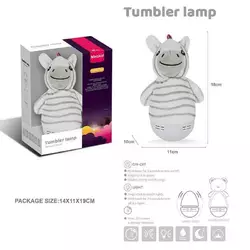 Нелягайко MBQ 663-1 (60) "Зебра", нічник, колискові мелодії, декілька режимів підсвічування, таймер, знімний чохол, в коробці Нелягайко MBQ 663-1 (60) "Зебра", нічник, колискові мелодії, декілька режимів підсвічування, таймер, знімний чохол, в коробці