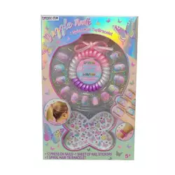 Накладні нігті C 232 A (192) 12 накладних нігтів, резинка, наліпки, в коробці Накладні нігті C 232 A (192) 12 накладних нігтів, резинка, наліпки, в коробці