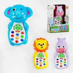 Телефон 63526 (192) "TK Group", 3 види, ОЗВУЧУВАННЯ УКРАЇНСЬКОЮ МОВОЮ, світло, звук, пісні, вивчаємо цифри, в коробці, ВИДАЄТЬСЯ ТІЛЬКИ МІКС ВИДІВ Телефон 63526 (192) "TK Group", 3 види, ОЗВУЧУВАННЯ УКРАЇНСЬКОЮ МОВОЮ, світло, звук, пісні, вивчаємо цифри, в коробці, ВИДАЄТЬСЯ ТІЛЬКИ МІКС ВИДІВ