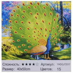 Картина по номерам + Алмазная мозайка 2в1 YHDGJ 72017 (30) "TK Group", 50х40см, в коробці Картина по номерам + Алмазная мозайка 2в1 YHDGJ 72017 (30) "TK Group", 50х40см, в коробці