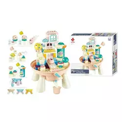 Конструктор 77019 (12) 123 елементи, столик, водяні іграшки, кухлик, антиковзкі наліпки, інструкція, в коробці Конструктор 77019 (12) 123 елементи, столик, водяні іграшки, кухлик, антиковзкі наліпки, інструкція, в коробці