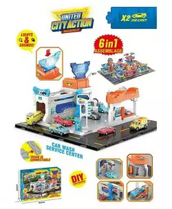 Автомийка SK 6604 (18) звук, підсвічування, 2 машинки, рухливі елементи, наліпки, в коробці Автомийка SK 6604 (18) звук, підсвічування, 2 машинки, рухливі елементи, наліпки, в коробці