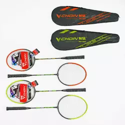 Бадмінтон C 64751 (50) 2 кольори, 2 ракетки, у чохлі Бадмінтон C 64751 (50) 2 кольори, 2 ракетки, у чохлі