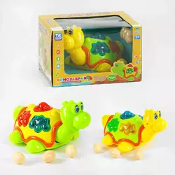 Музичний динозаврик TK - 50633 (48/2) "TK Group", 2 кольори, ОЗВУЧУВАННЯ УКРАЇНСЬКОЮ МОВОЮ, світло, колесо вільного руху, пісня, яйця, в коробці Музичний динозаврик TK - 50633 (48/2) "TK Group", 2 кольори, ОЗВУЧУВАННЯ УКРАЇНСЬКОЮ МОВОЮ, світло, колесо вільного руху, пісня, яйця, в коробці