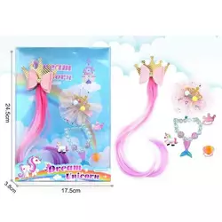 Набір прикрас A 9 C (120/2) браслет, кільця, шпильки, у слюді Набір прикрас A 9 C (120/2) браслет, кільця, шпильки, у слюді