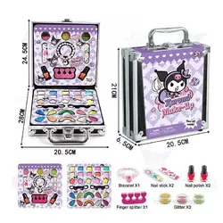 Косметика FT 2077 B (48) тіні, помади, блискітки, лаки, бафи, браслет, у валізі Косметика FT 2077 B (48) тіні, помади, блискітки, лаки, бафи, браслет, у валізі