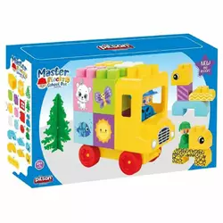 Конструктор Шкільний Автобус 03-606 (6) Pilsan, 28 елементів, чоловічки, в коробці Конструктор Шкільний Автобус 03-606 (6) Pilsan, 28 елементів, чоловічки, в коробці