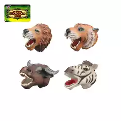 Голова на руку Q 9899-787 (48/3) "Тварини", 4 види, гумові, 1шт в пакеті Голова на руку Q 9899-787 (48/3) "Тварини", 4 види, гумові, 1шт в пакеті