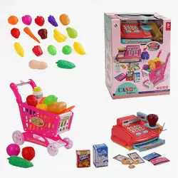 Касовий апарат CF 8206 (24/2) підсвічування, звуки, мелодії, англ. мовою, продукти, візок, у коробці Касовий апарат CF 8206 (24/2) підсвічування, звуки, мелодії, англ. мовою, продукти, візок, у коробці