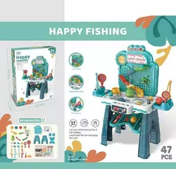Ігровий столик 8139 (8) “Весела риболовля”, висота 66 см, 32 аксесуари, підсвічування, озвучування англійською, мелодії, в коробці Ігровий столик 8139 (8) “Весела риболовля”, висота 66 см, 32 аксесуари, підсвічування, озвучування англійською, мелодії, в коробці
