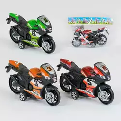 Мотоцикл 607 (360/2) 3 види, інерція, в пакеті, ВИДАЄТЬСЯ ТІЛЬКИ МІКС ВИДІВ Мотоцикл 607 (360/2) 3 види, інерція, в пакеті, ВИДАЄТЬСЯ ТІЛЬКИ МІКС ВИДІВ