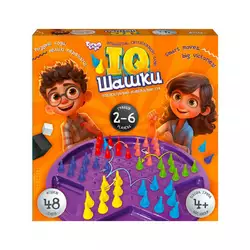гр Розвиваюча настільна гра "IQ Шашки" IQCh-01 (10) "Danko Toys" гр Розвиваюча настільна гра "IQ Шашки" IQCh-01 (10) "Danko Toys"