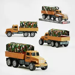 Машинка 601 (96/2) військова вантажівка, інерція, тент, у слюді Машинка 601 (96/2) військова вантажівка, інерція, тент, у слюді