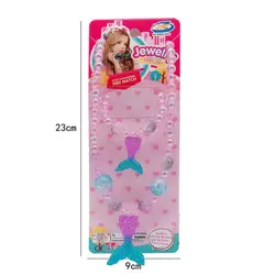 Набір прикрас F 2-68 (600/2) намисто, браслет, прикраса-хвіст русалки, в пакеті Набір прикрас F 2-68 (600/2) намисто, браслет, прикраса-хвіст русалки, в пакеті