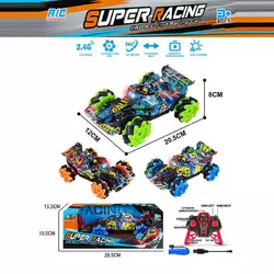 Машина на радіокеруванні 555-712 A (36/2) 3 кольори, світло, оберти на 360°, рух з боку в бік, 4х4, акум. 3.7V, пульт 2.4G, в коробці, МІКС Машина на радіокеруванні 555-712 A (36/2) 3 кольори, світло, оберти на 360°, рух з боку в бік, 4х4, акум. 3.7V, пульт 2.4G, в коробці, МІКС