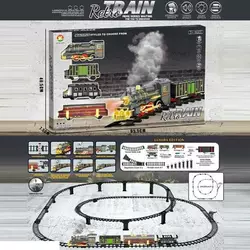 Залізниця 699-96 A (10) акумулятор 3.7 V, локомотив, 3 вагони, звуки, підсвічування, парогенератор, в коробці Залізниця 699-96 A (10) акумулятор 3.7 V, локомотив, 3 вагони, звуки, підсвічування, парогенератор, в коробці