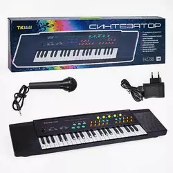 Синтезатор TK 3738 (10) "TK Group", на батарейках, мікрофон, в коробці Синтезатор TK 3738 (10) "TK Group", на батарейках, мікрофон, в коробці