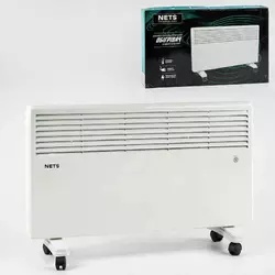 Конвекторный обогреватель NETS Technology C 54637 / 36680 (1) напольный/настенный, 2 режима работы - 1000Вт и 2000Вт Конвекторный обогреватель NETS Technology C 54637 / 36680 (1) напольный/настенный, 2 режима работы - 1000Вт и 2000Вт
