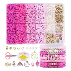 Набір намистин 1199-140 (96/2) фурнітура, ліска, ножиці, в боксі Набір намистин 1199-140 (96/2) фурнітура, ліска, ножиці, в боксі