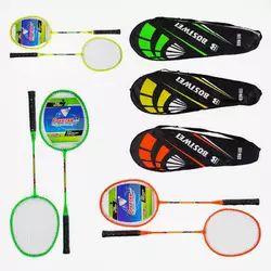 Бадмінтон С 64765 (50) 3 кольори, "TK Sport", 2 ракетки, в чохлі, ВИДАЄТЬСЯ ТІЛЬКИ МІКС ВИДІВ Бадмінтон С 64765 (50) 3 кольори, "TK Sport", 2 ракетки, в чохлі, ВИДАЄТЬСЯ ТІЛЬКИ МІКС ВИДІВ
