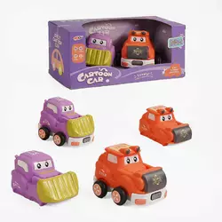 Набір машин 817 A-11 (48) гумові, 2 штуки в коробці Набір машин 817 A-11 (48) гумові, 2 штуки в коробці