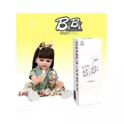 Лялька XBY 5526 IC (12) звуки, висота 52 см, гумова, пляшечка, памперс, соска, резинка для волосся, шкарпетки, в коробці Лялька XBY 5526 IC (12) звуки, висота 52 см, гумова, пляшечка, памперс, соска, резинка для волосся, шкарпетки, в коробці