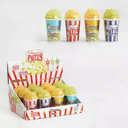 Лизун M 47705 (12) ЦІНА ЗА 12 ШТУК В БЛОЦІ, "Попкорн" Лизун M 47705 (12) ЦІНА ЗА 12 ШТУК В БЛОЦІ, "Попкорн"