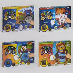гр Набір для творчості "Creative clock" глітер CC-01-01,02,03,04,05 (10) "Danko toys"