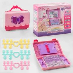 Набір для манікюру 55002 A (36) тіпси, стрази, наліпки, блискітки, аксесуари, в коробці Набір для манікюру 55002 A (36) тіпси, стрази, наліпки, блискітки, аксесуари, в коробці