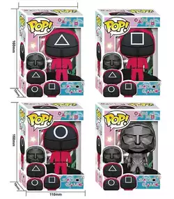 Герої YY 02 (180/2) "Гра в кальмара" 4 види, 16 см, в коробці Герої YY 02 (180/2) "Гра в кальмара" 4 види, 16 см, в коробці