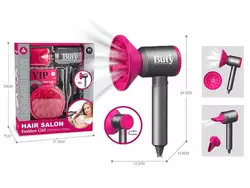 Фен HJ 624 (96/2) видуває повітря, 2 насадки, на батарейках, в коробці Фен HJ 624 (96/2) видуває повітря, 2 насадки, на батарейках, в коробці